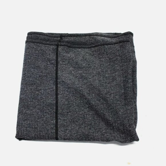 MINT Lululemon Soft Cozy Scarf Wrap Shawl Herringbone Black Gray - Picture 7 of 9